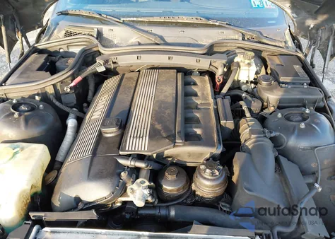 2001 BMW Z3 2.5I z USA, uszkodzony, nr VIN WBACN33491LM01252